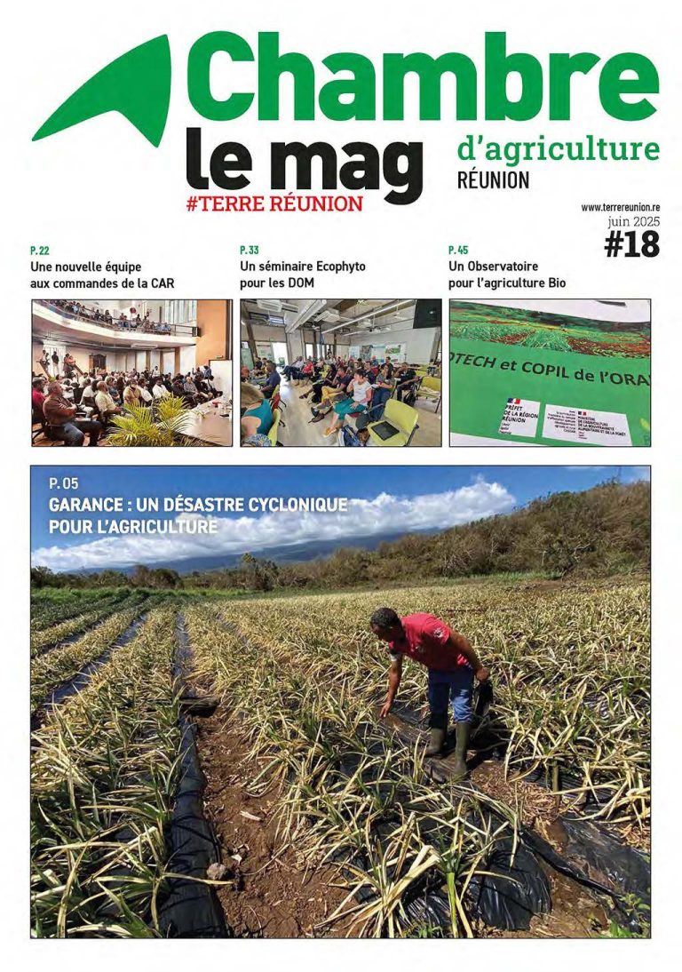 Couverture du Mag de la Chambre d’agriculture de La Réunion, numéro 18