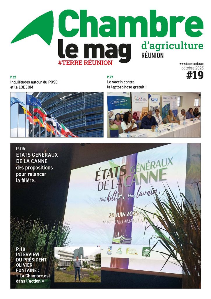 Couverture du Mag de la Chambre d’agriculture de La Réunion, numéro 19