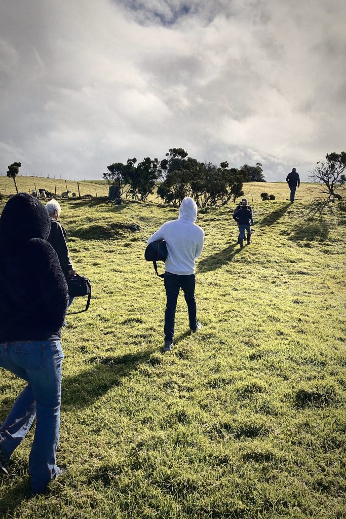 Tournage du spot Chambre d'Agriculture, La Plaine-des-Palmistes, juillet 2021