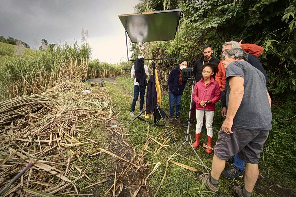 Tournage du spot Chambre d'Agriculture, Saint-André, juillet 2021