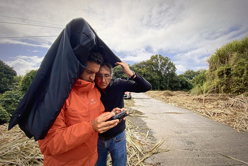 Tournage du spot Chambre d'Agriculture, Saint-André, juillet 2021